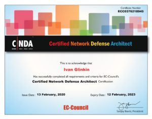 EC-Council Certified Network Defense Architect